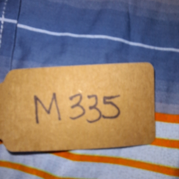 Ocean Current Multicolor Striped Short Sleeve Casual Button-down Shirt In A Larg - Picture 8 of 9